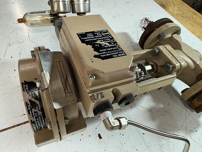 Used Samson 3277 Pneumatic Actuator with 3730-3 Process Controller | Size 1 | 120 cm | ANSI CL150 | 6.0 Bar / 90 PSI