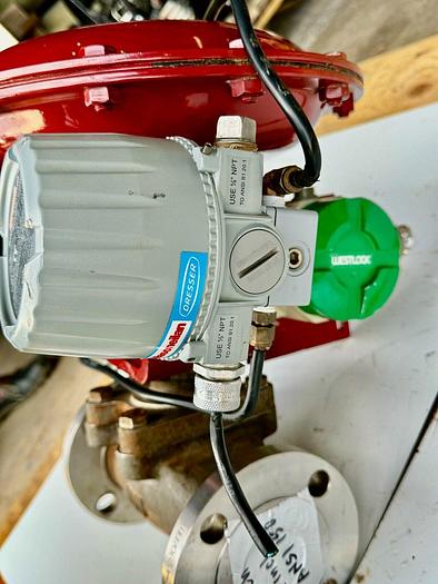 Used Masoneilan 3" Model 88U-25125 Diaphragm Control Valve | 1" Body | 150 ANSI | SVI-2 Valve Positioner | Air Filter Regulator