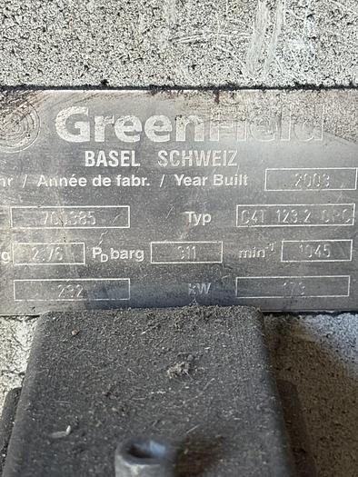 Used 3 Phase Greenfield Compressor Lot W/ Gas Dryer and Fuel Pump