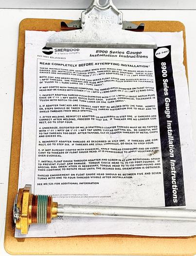 Used 8900 Sherwood Series Propane Gauge 