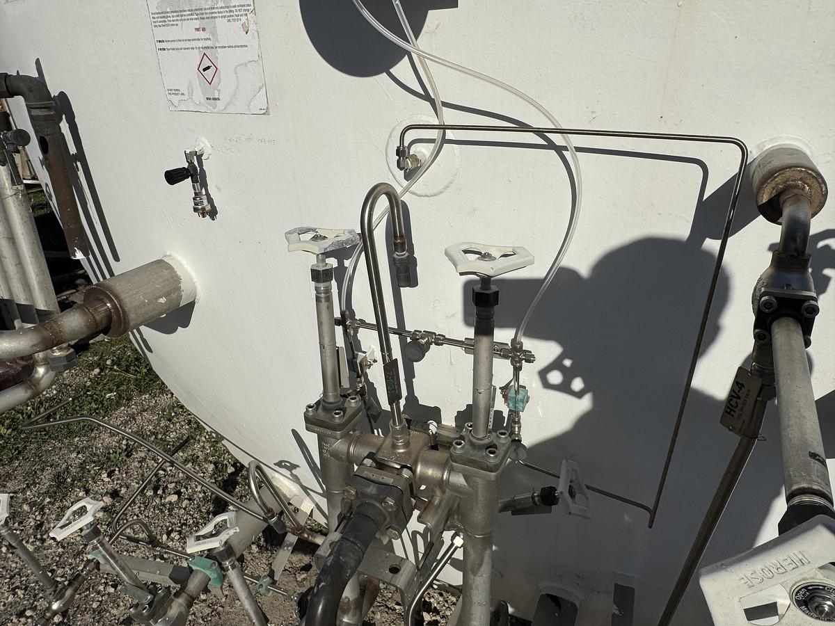 Used Process Engineering 20,000 Gallon Liquid Nitrogen Cryogenic Storage Tank – 150 PSI – Horizontal Vacuum Insulated