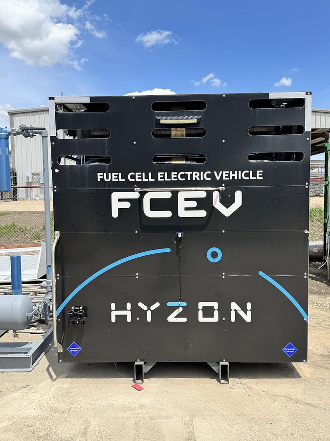 Used H2 Storage 350 Bars / Truck Mount Compressed Hydrogen Gas Fuel Supply System