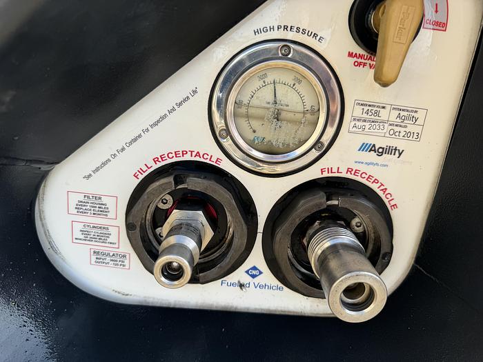 Used 120 GGE CNG Storge- 3 pack, Back fo the Truck, Type 4 cylinders, 26x80 (Capacity: 41.1 GGE / 489.1 Liters)