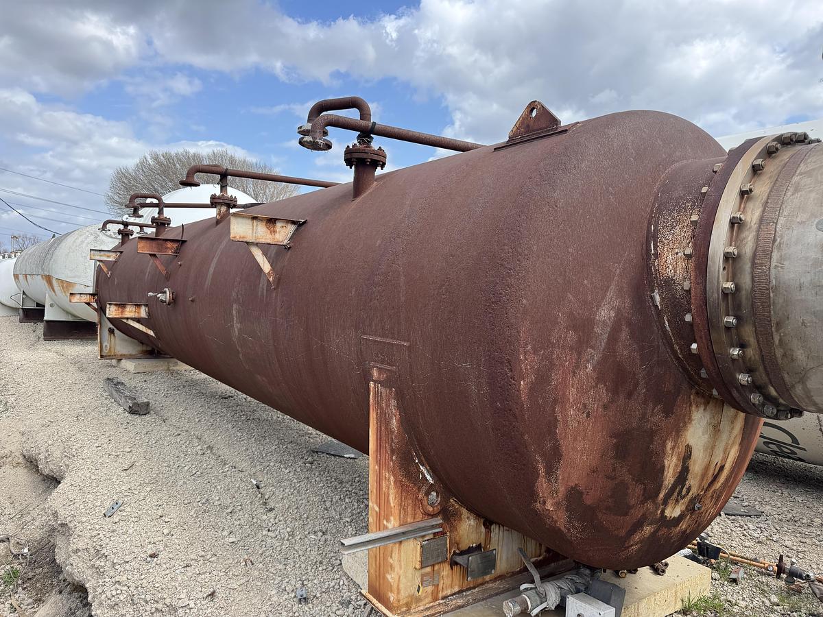 Used 2 million SCF/Hr 720 PSI Steam Sparged / Water Ballast Cryogenic Vaporizer LOX; LIN; LAR