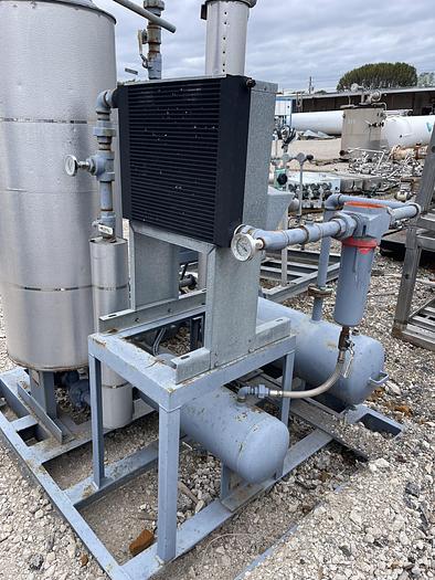 Used CNG Gas Dryer - Single Tower Natural Gas Dryers, inlet 150 psi, flow 200-500 scfm