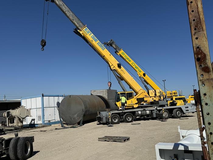 Used LNG Storage 18,000 Gallons Chart with 2 pumps - Brand New - Underground  Horizontal