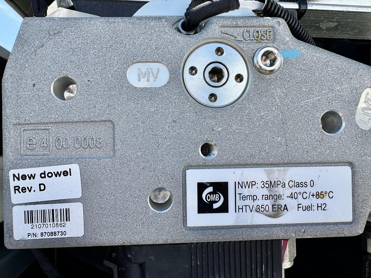 Used H2 Storage 350 Bars / Truck Mount Compressed Hydrogen Gas Fuel Supply System