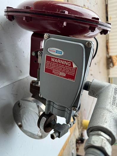 Used Masoneilan 3" Model 88U-25125 Diaphragm Control Valve | 2" Body | 150 ANSI | SVI-2 Valve Positioner | Air Filter Regulator