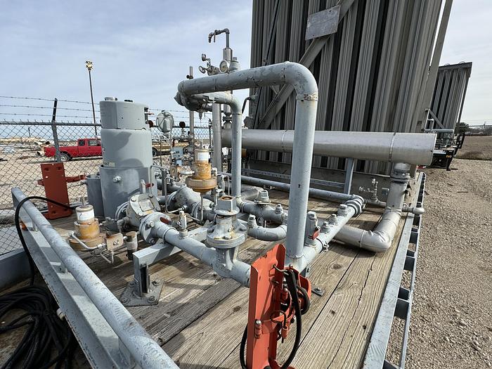 Used LNG Regasification Trailer with Gas Odorizer 26,000 scfh (LNG Vaporizer Skid)