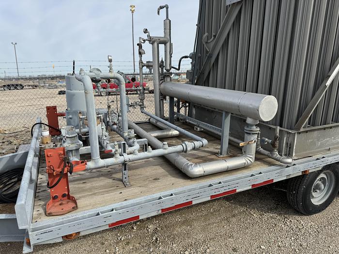 Used LNG Regasification Trailer with Gas Odorizer 26,000 scfh (LNG Vaporizer Skid)