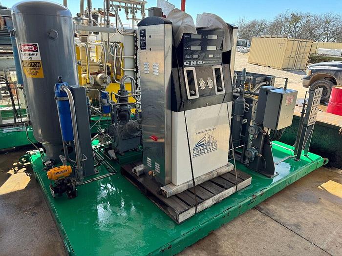 Brand New Greenfield B65 - 4NG CNG 5 stages Compressor 15-4500 psi @ 120 SCFM / + Engine Drive (optional)