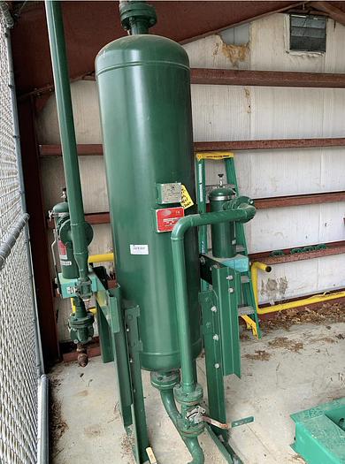 Used CNG Compressor Skid -  250 SCFM 125HP, with matching controls, starter panel and dryer