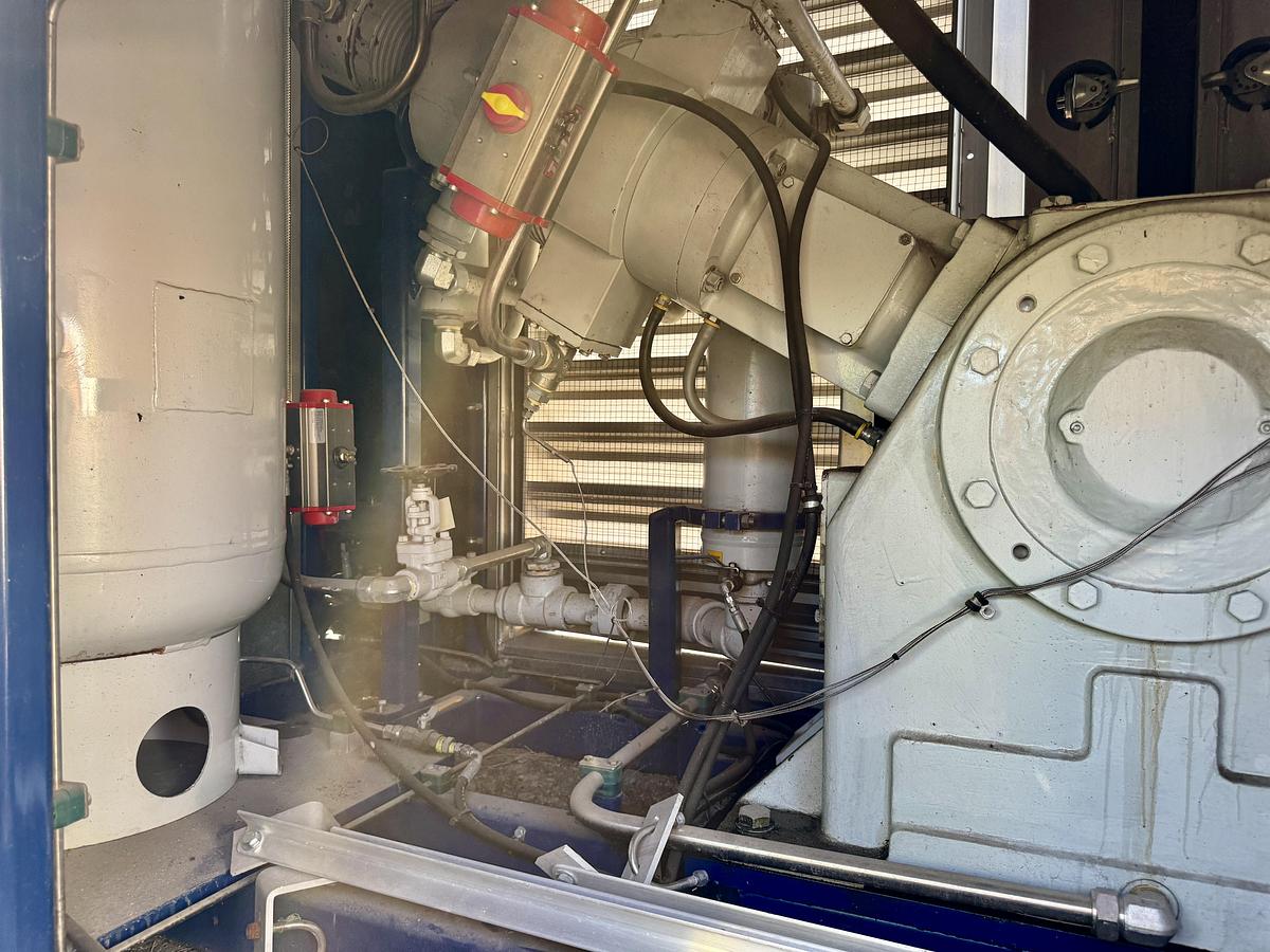 Used IMW50 CNG Compressor - 90 SCFM. 50HP, 30-40psi inlet 4500 PSI Discharge