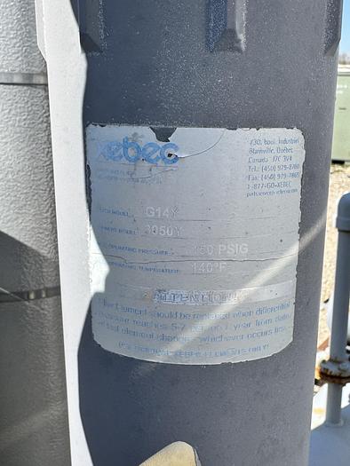 Used CNG Gas Dryer - STCNG20-VZ1 Natural Gas Dryers, inlet 150 psi, flow 200-500 scfm