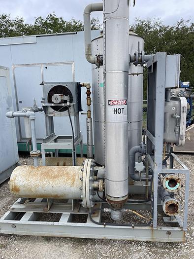 Used CNG Gas Dryer - Regenerable Single Tower Natural Gas Dryer, inlet 5-120 psi, flow up tp 1876 scfm