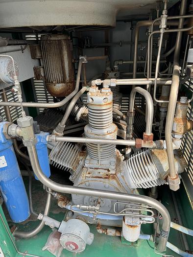 Used 2003 Greenfield / Sulzer CNG Compressor B65 -4/6NG, inlet 3-15 psi outlet 4500 psi capacity 83-110 SCFM