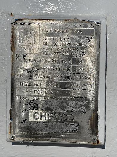 Used CNG Storage Sphere Designed Prssure 4500 psi - 48 inches