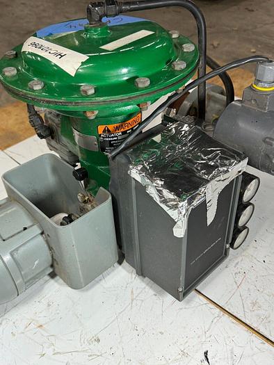 Used Fisher Controls Type 1052/V100 Pneumatic Actuator Valve | Size 20 | CL150