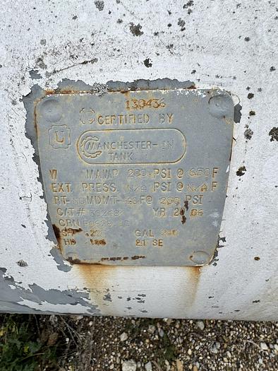 Used 240 Gallon Storage Tank