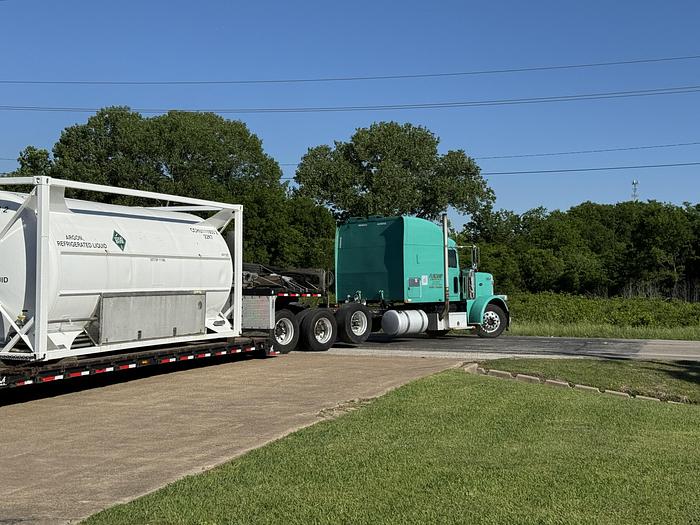 Refurbished Liquid Argon ISO Container. 150 psi Water Capacity 20155 Liters, Payload 229.9 KG