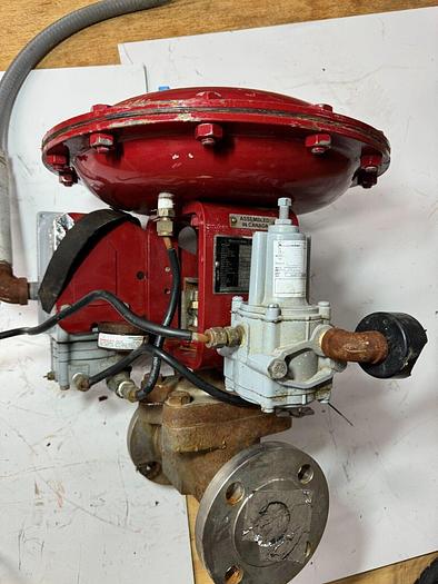 Used Masoneilan 3" Model 88U-25125 Diaphragm Control Valve | 1" Body | 150 ANSI | SVI-2 Valve Positioner | Air Filter Regulator