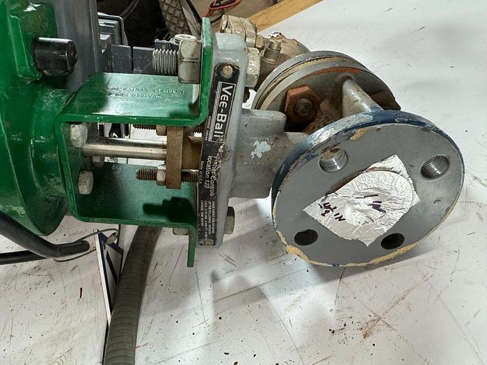 Used Fisher V150 Control Valve with Type 1052 Size 20 Actuator | 1" Body