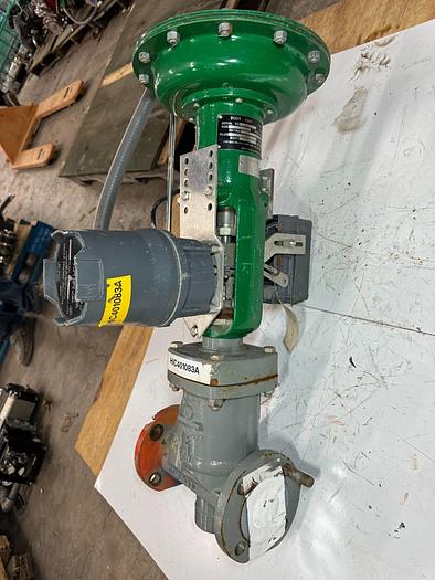 Used Fisher Type 657 Control Valve with 1" Type 3590 Size 30 Actuator