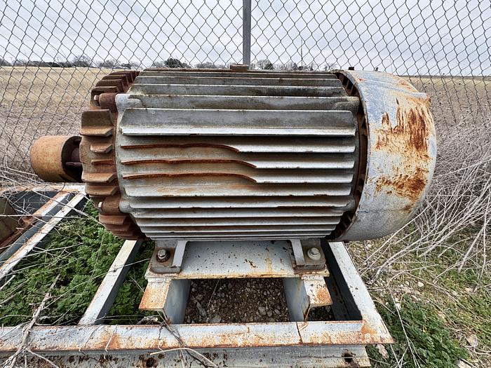 Used 200 HP Baldor Industrial Motor M4407T-4