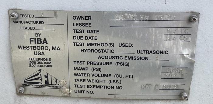 Used 1995 Fiba Tube Trailer