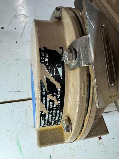 Used Samson 3277 Pneumatic Actuator with 3730-3 Process Controller | Size 1 | 120 cm | ANSI CL150 | 6.0 Bar / 90 PSI