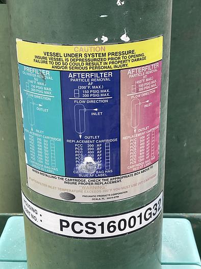 Used Gas Dryer - Single Tower Natural Gas Dryers / CNG Dryer 150 psi 1600 scfm