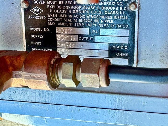 Used Masoneilan 3" Model 88U-25125 Diaphragm Control Valve | 1" Body | 150 ANSI | SVI-2 Valve Positioner | Air Filter Regulator