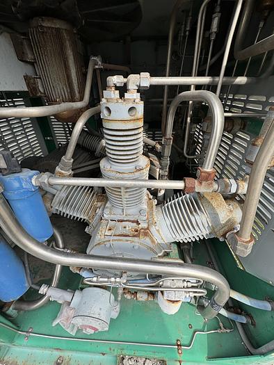 Used 2003 Greenfield / Sulzer CNG Compressor B65 -4/6NG, inlet 3-15 psi outlet 4500 psi capacity 83-110 SCFM