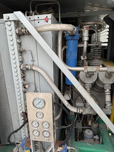 Used 2001 Greenfield / Sulzer CNG Compressor C4U117, 30 to 4500 psi at 196 SCFM flow rate