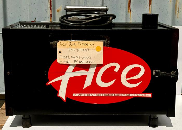 Used Ace Portable Fume Extractor With Heap Main Filter and Pre Filter