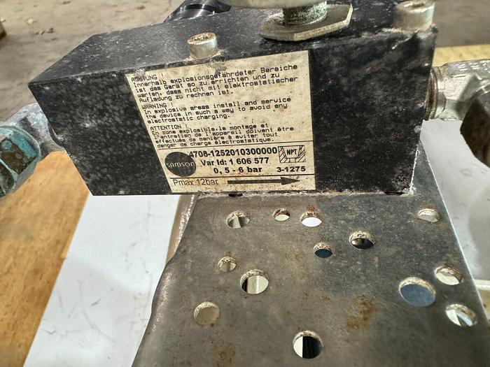 Used Samson 3277 Pneumatic Actuator with 3730-3 Process Controller | Size 2" | 120 cm | ANSI CL150 | 6.0 Bar / 90 PSI