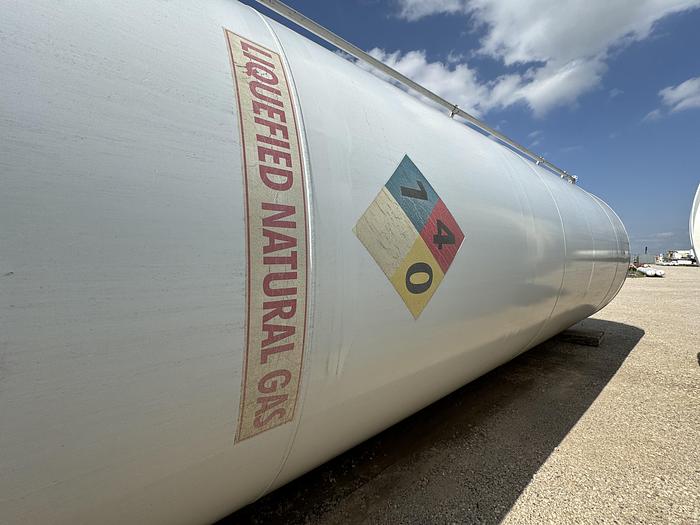 Used Vertical Cryogenic Tank 18,000 Gallon - LNG Storage