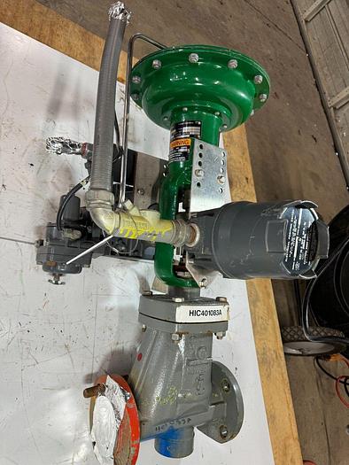 Used Fisher Type 657 Control Valve with 1" Type 3590 Size 30 Actuator
