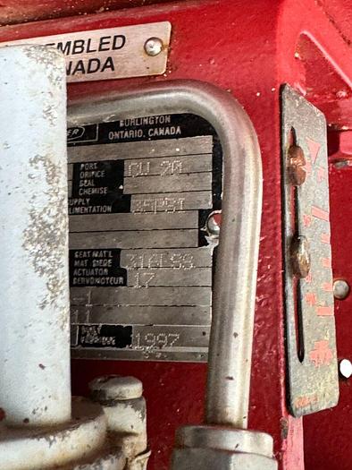 Used Masoneilan 3" Model 88U-25125 Diaphragm Control Valve | 1" Body | 300 ANSI | Air Filter Regulator | Needs Re-Service