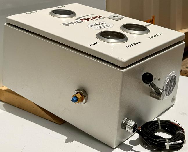 Used Custom Industrial Control Panel with Prostar Outlet Relief Valve and Wiki Inlet/Oulet Valves