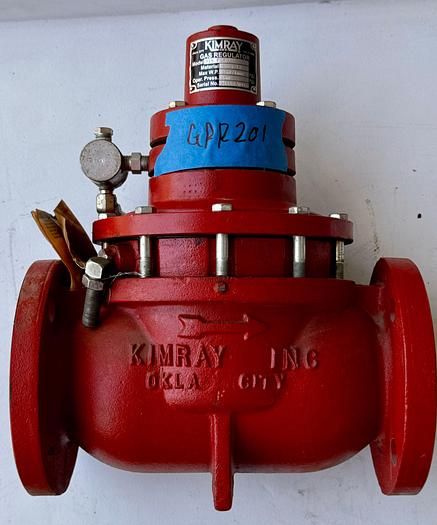 Used Kimray 4" Pneumatic Control Valve – Class 150 RF | Cast Ductile Body | Linear Trim | Fail-Closed
