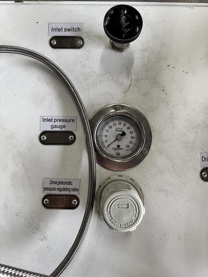 Used 350 Bar Hydrogen Compressor, H2 Fueling Booster Unit with H2 Nozzle (5076 PSI)