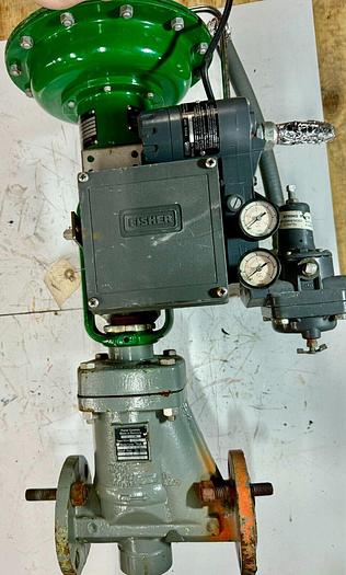 Used Fisher Type 657 Control Valve with 1" Type 3590 Size 30 Actuator