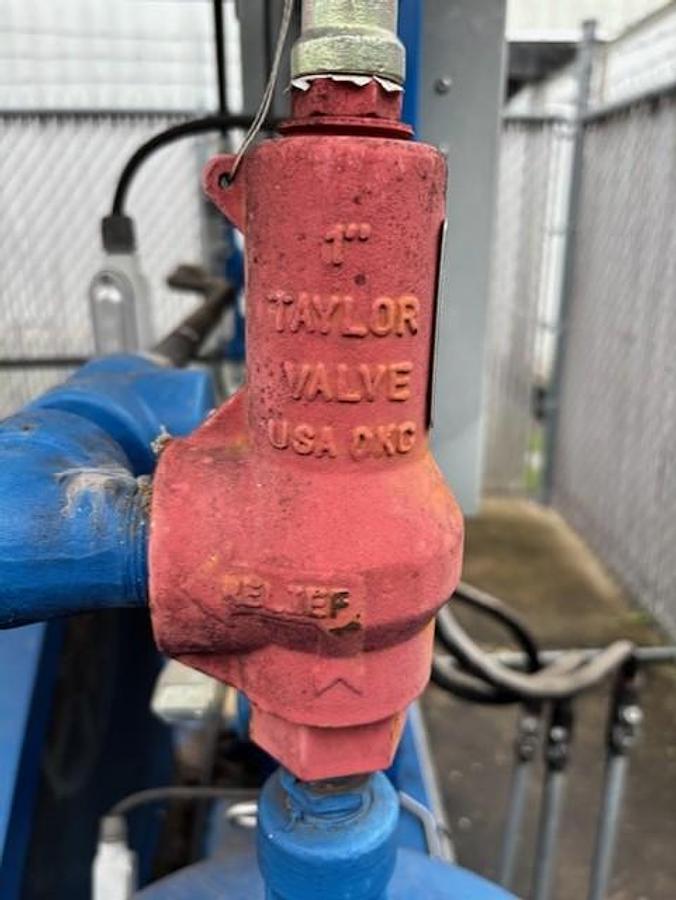 Used CNG Fill Station with Kimary WR 1750 OP 3.5 Regulator – Skid Mounted Reciprocating Gas Compressor