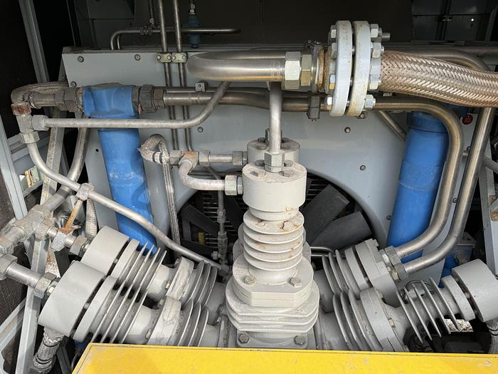 Used 2001 Greenfield / Sulzer CNG Compressor C4U117, 30 to 4500 psi at 196 SCFM flow rate