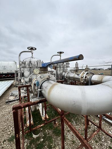 Used 140 PSI Pall Filter Housing Skid