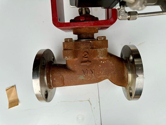 Used Masoneilan 3" Model 88U-25125 Diaphragm Control Valve | 1" Body | 150 ANSI | SVI-2 Valve Positioner | Air Filter Regulator