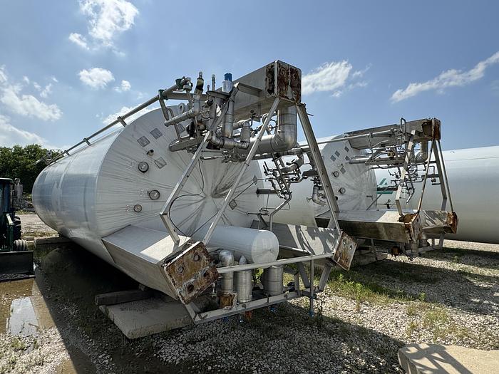 Used Vertical Cryogenic Tank 18,000 Gallon - LNG Storage