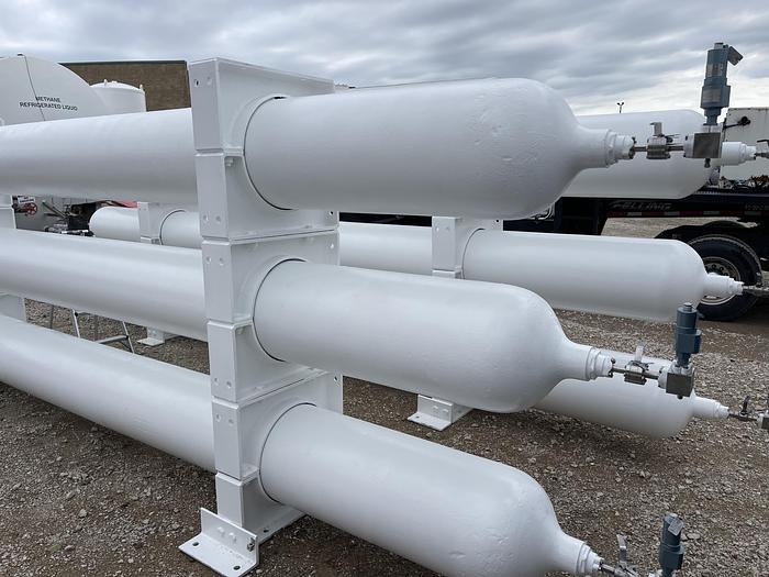 Refurbished ASME CNG VESSELS, 3-PACKS, RATED 5500 PSI - 24 FOOT LONG - Refurbished