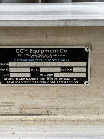 Used 2024 CCH Equipment Co HBVP-55K-AL-112-8X14-P-6-08